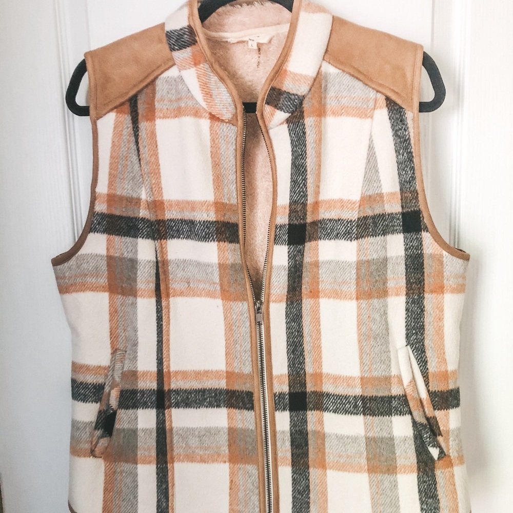 Fleece lined vest